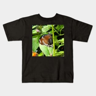 Mocha chocolate butterfly Kids T-Shirt